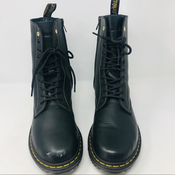 Yohi Yamamoto Dr Martens Black Combat Boots - Picture 2 of 8
